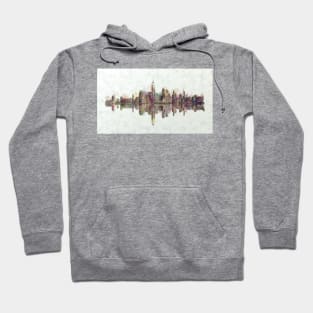 New York Skyline Painting Hoodie